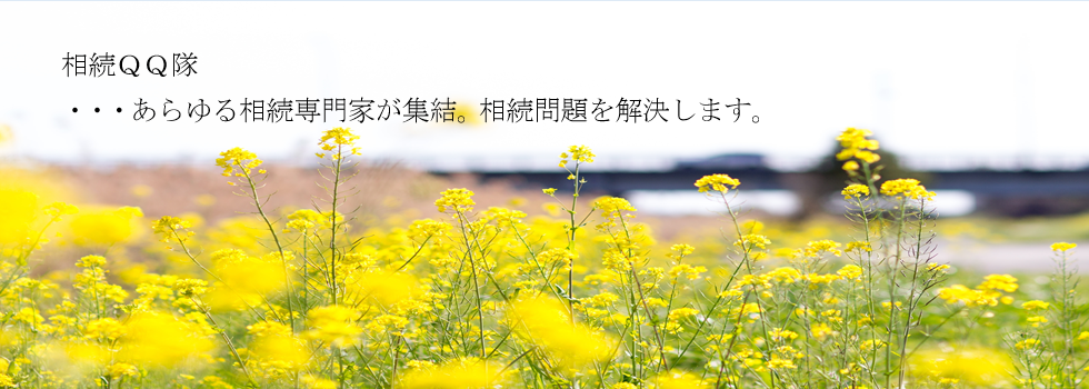 相続QQ隊・・・あらゆる相続専門家が集結。相続問題を解決します。